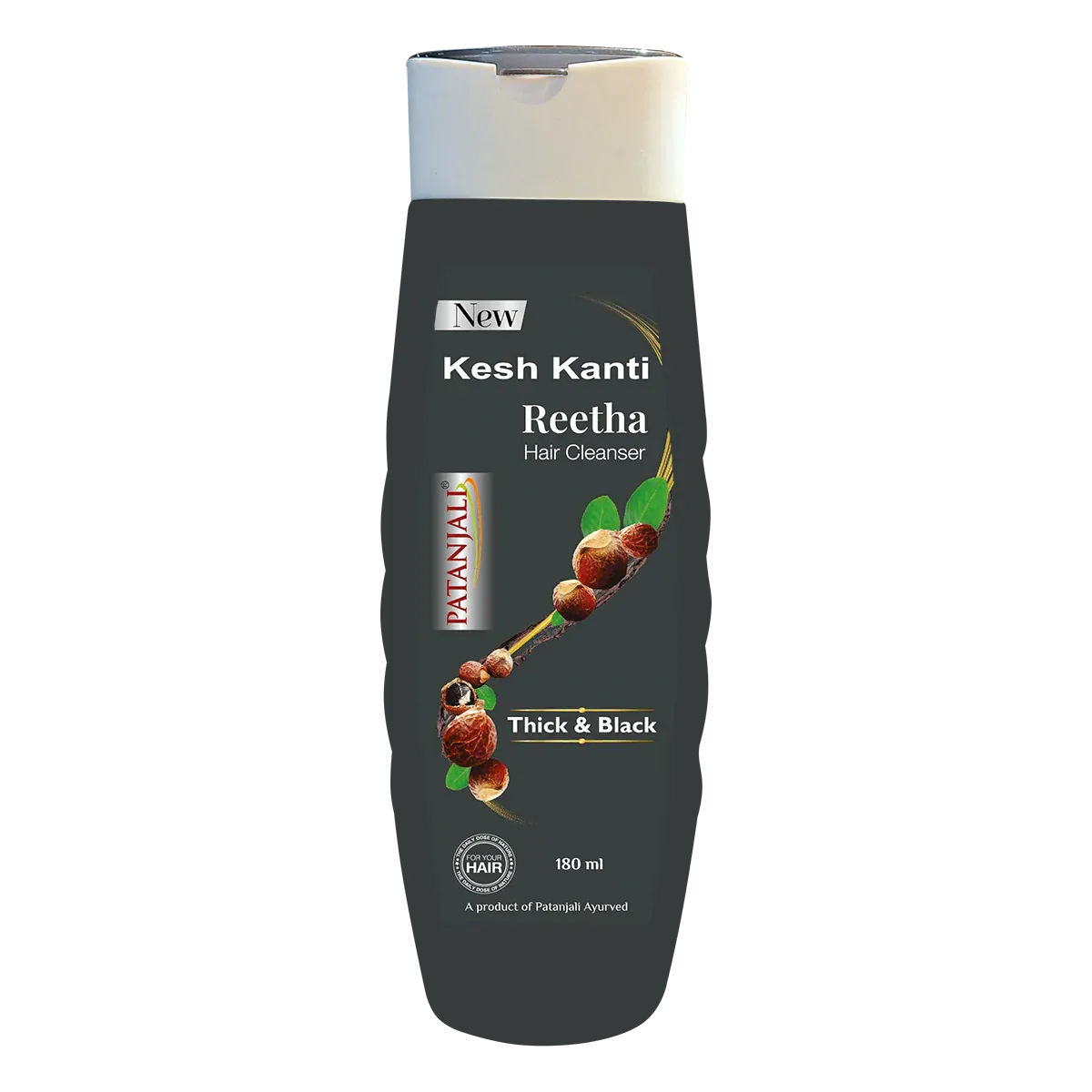 Patanjali Kesh Kanti Reetha (Kunkudukai) Shampoo 180ml