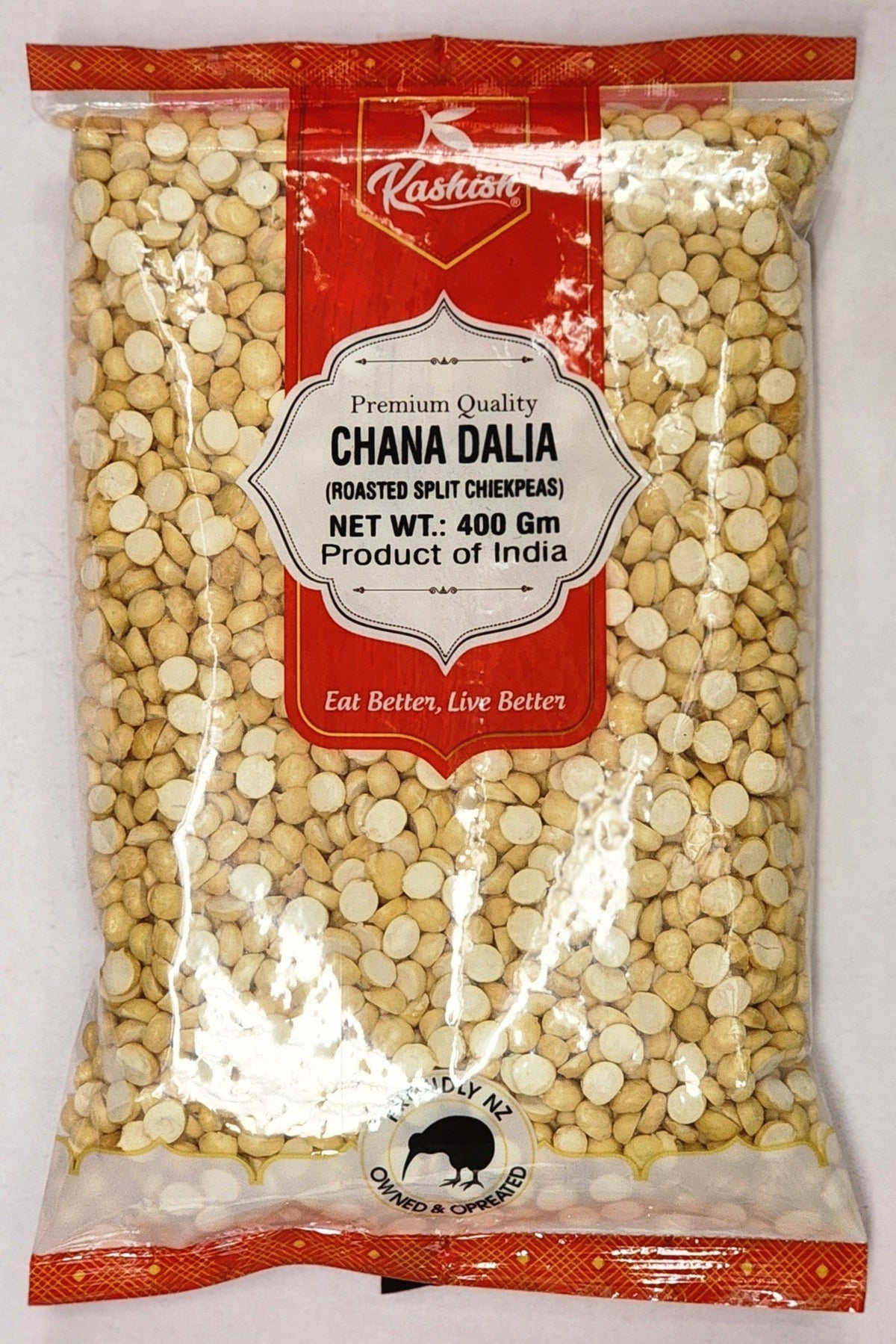 Kashish Chana Dalia 400g (Roasted Split Chickpea)