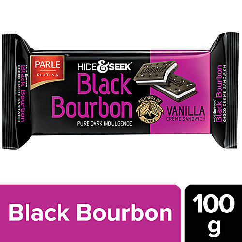 Parle Hide & Seek Black Bourbon Vanilla 100g