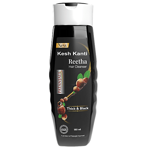 Patanjali Kesh Kanti Reetha (Kunkudukai) Shampoo 180ml