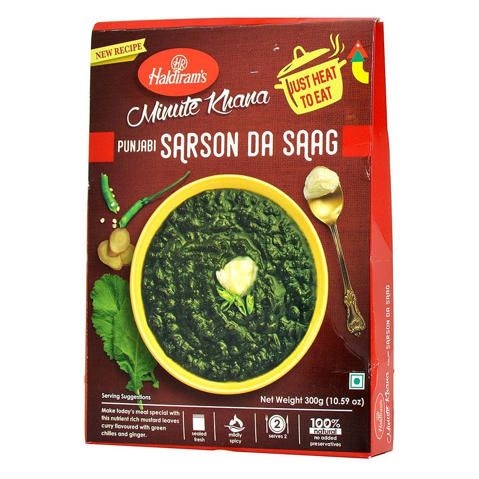 Haldirams Ready Meal Punjabi Sarson Da Saag 300g