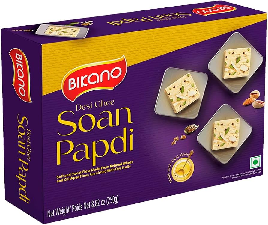 Bikano Sohan papri Desi Ghee - 250g