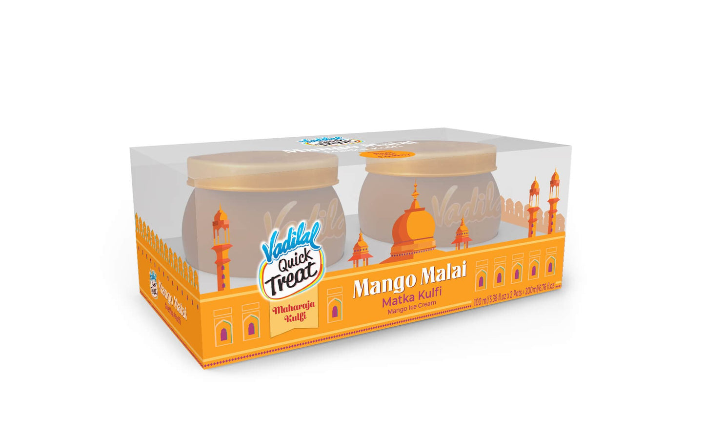 Vadilal Mango Malai Matka Kulfi 100ml