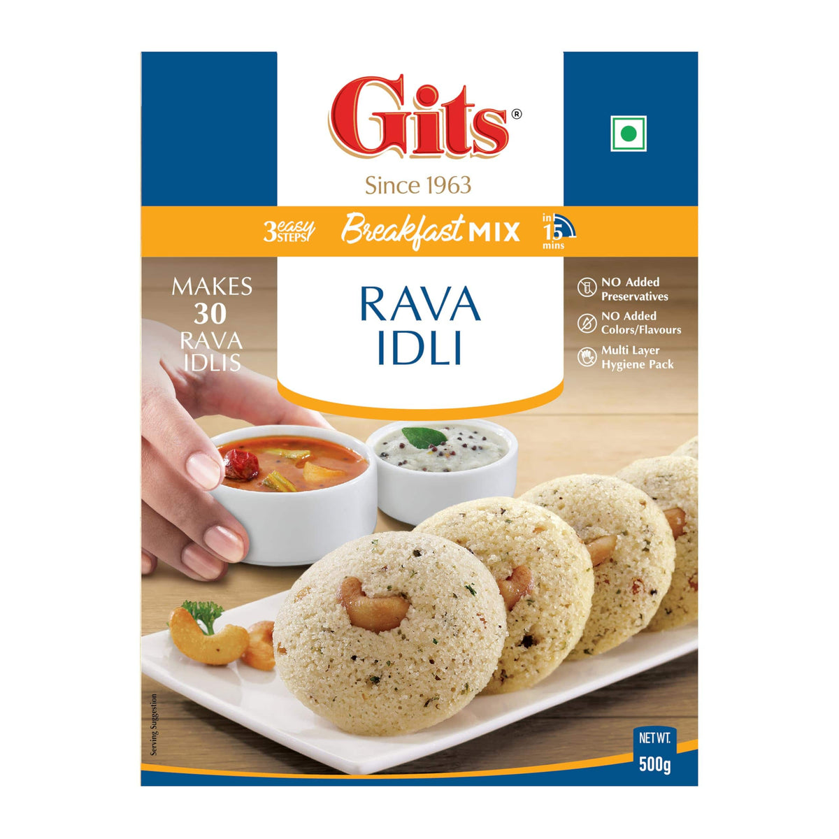 Rava Idli Mix 500g (Gits)