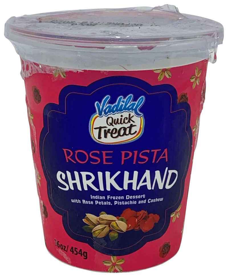 Vadilal Rose Pista Shrikhand 454g