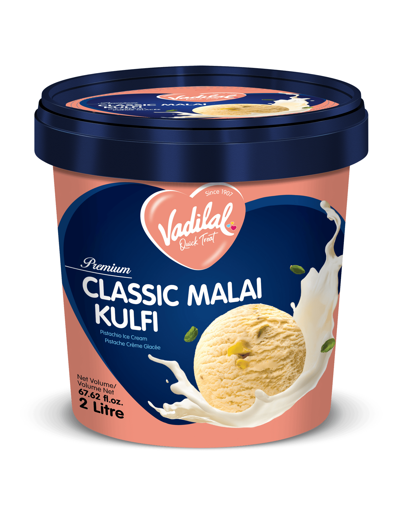 Vadilal Classic Malai Kulfi Ice Cream 2L