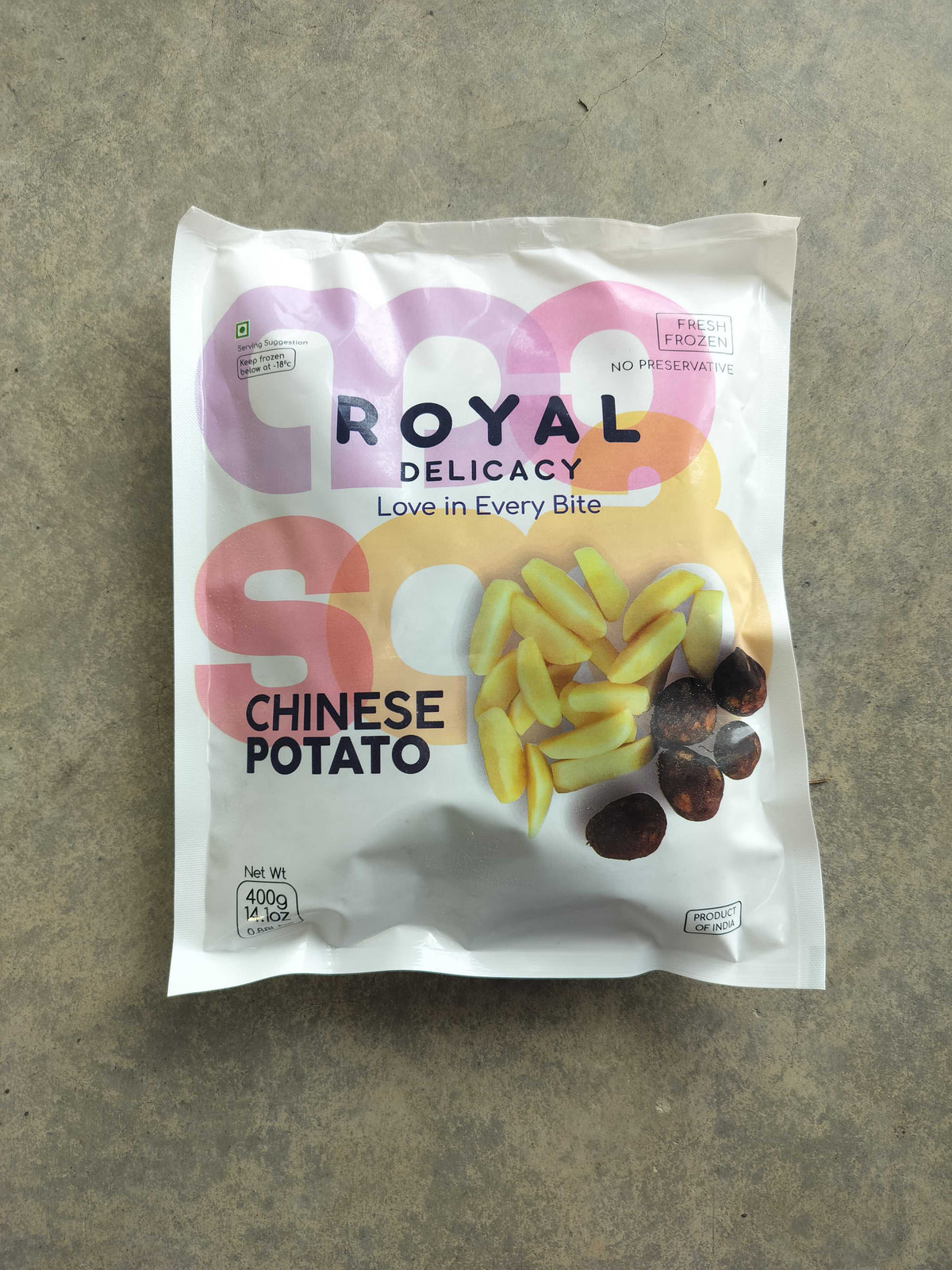 Frozen Royal Delicacy Chinese potato 400g