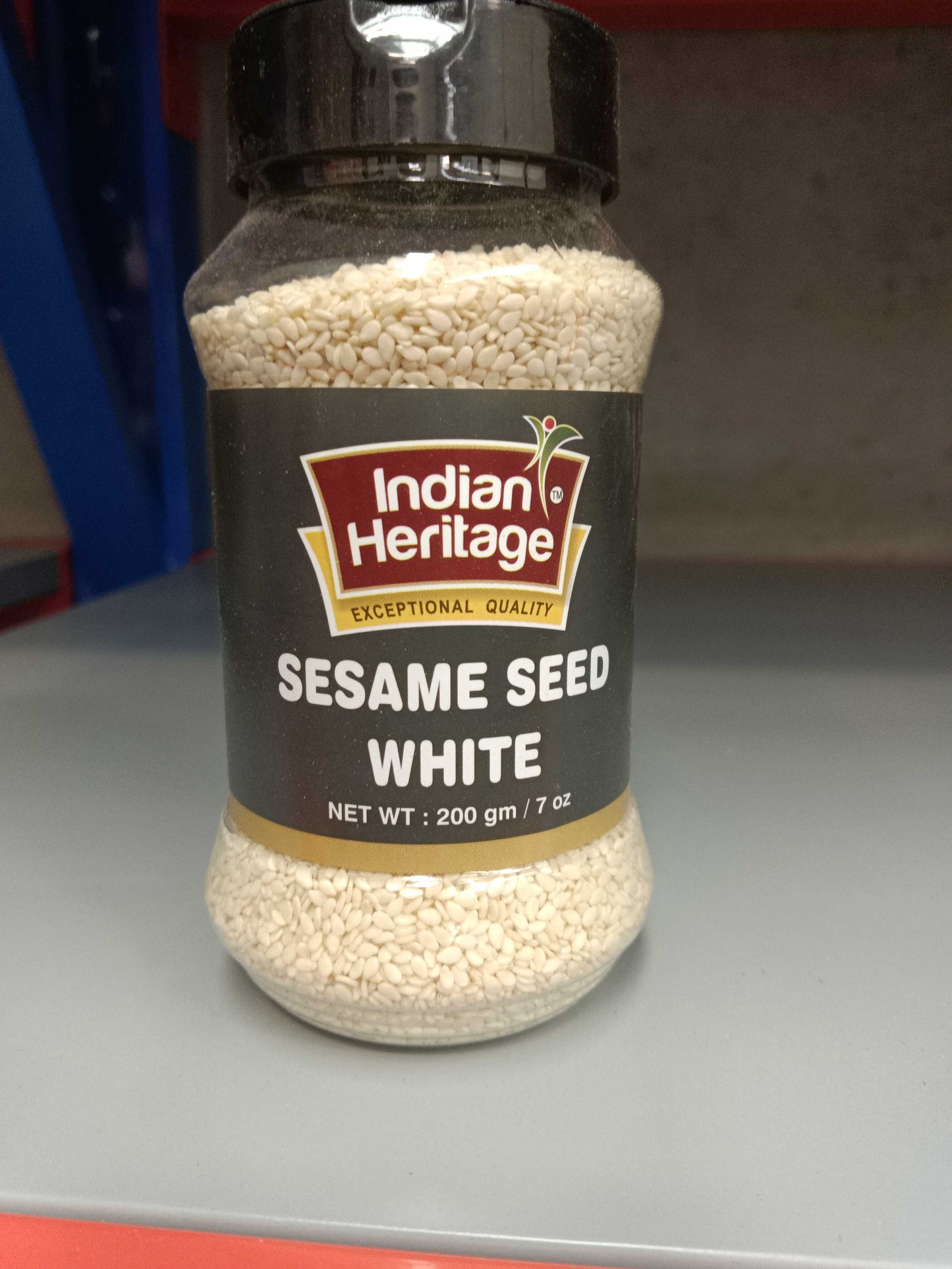 Jar Seasme Seeds White 200g (Indian Heritage)