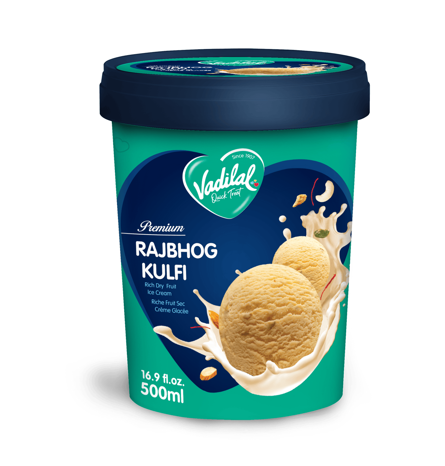 Vadilal Rajbhog Kulfi 500 ml