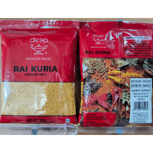 Rai Kuria 200g (Mustard Seeds Split) (Deep)