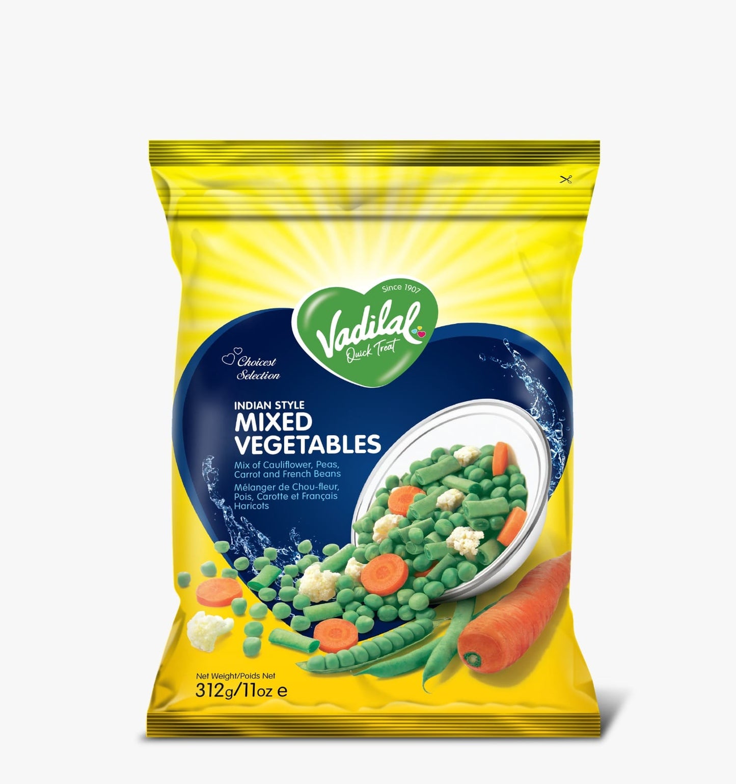 Vadilal Mixed Vegetables (Indian Style) 312g