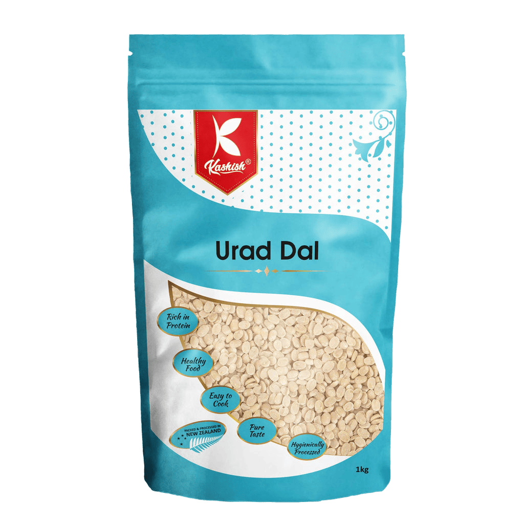 Urad Dal 1kg (Black Split Lentils Without Skin) (Kashish)