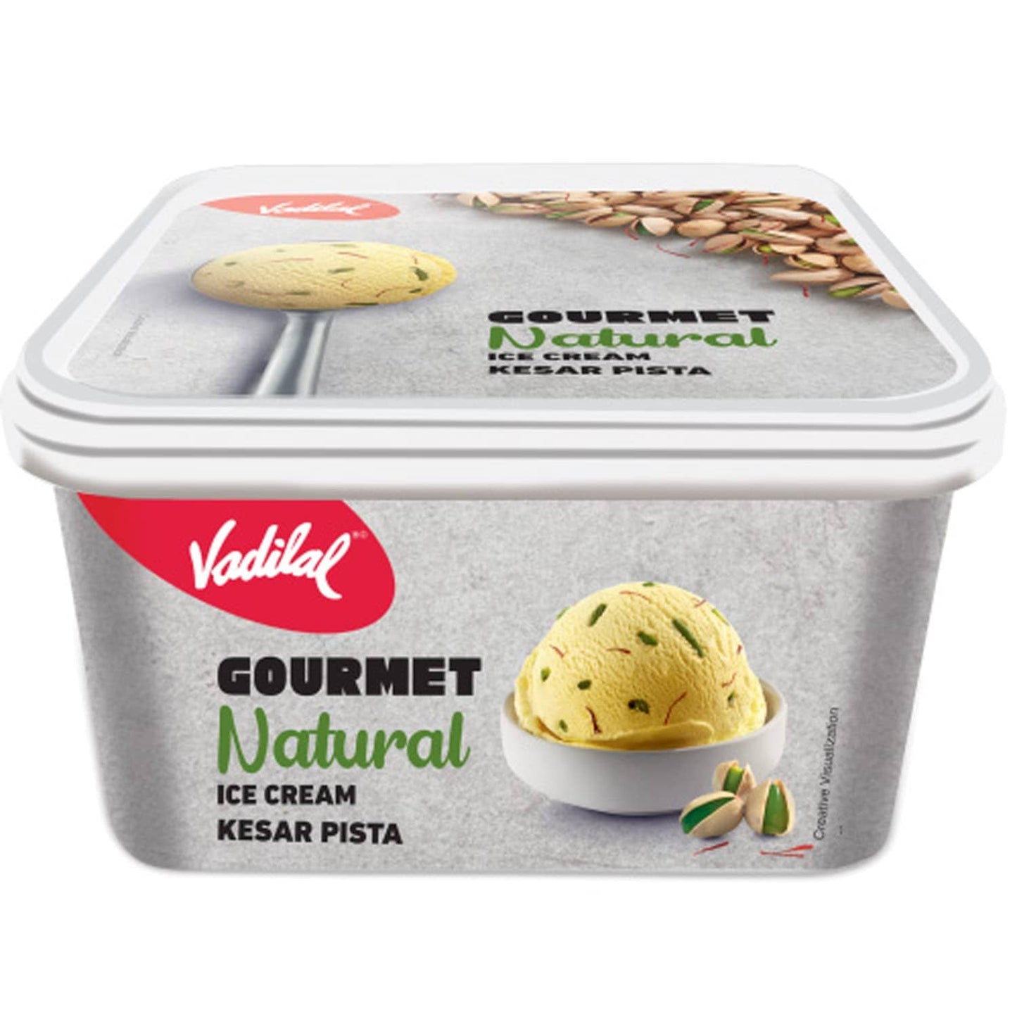 Vadilal Kesar Pista Kulfi Ice Cream 1 Ltr
