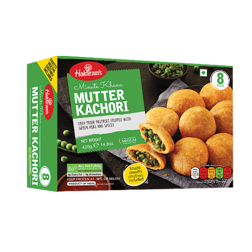 Frozen Haldirams Mutter Kachori 420g