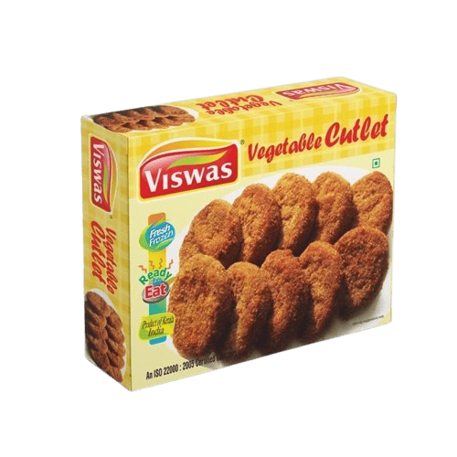 Frozen Vegetable Cutlet 350g (Vishwas)