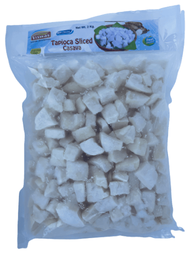 Frozen Tapioca Sliced 2Kg (Viswas)