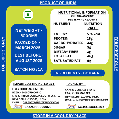 Chuara 500g (Dry Yellow Dates) (Livly Foods)