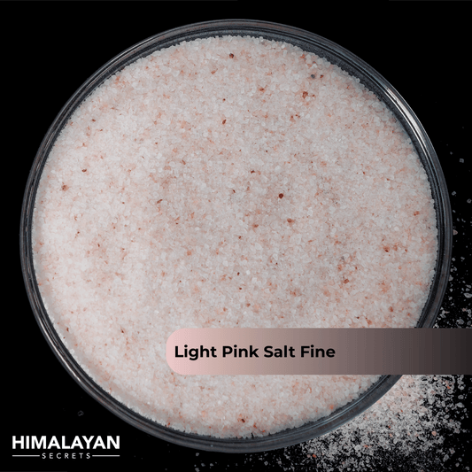 Himalayan Light Pink Salt Fine & Free Flow in Jar 200g