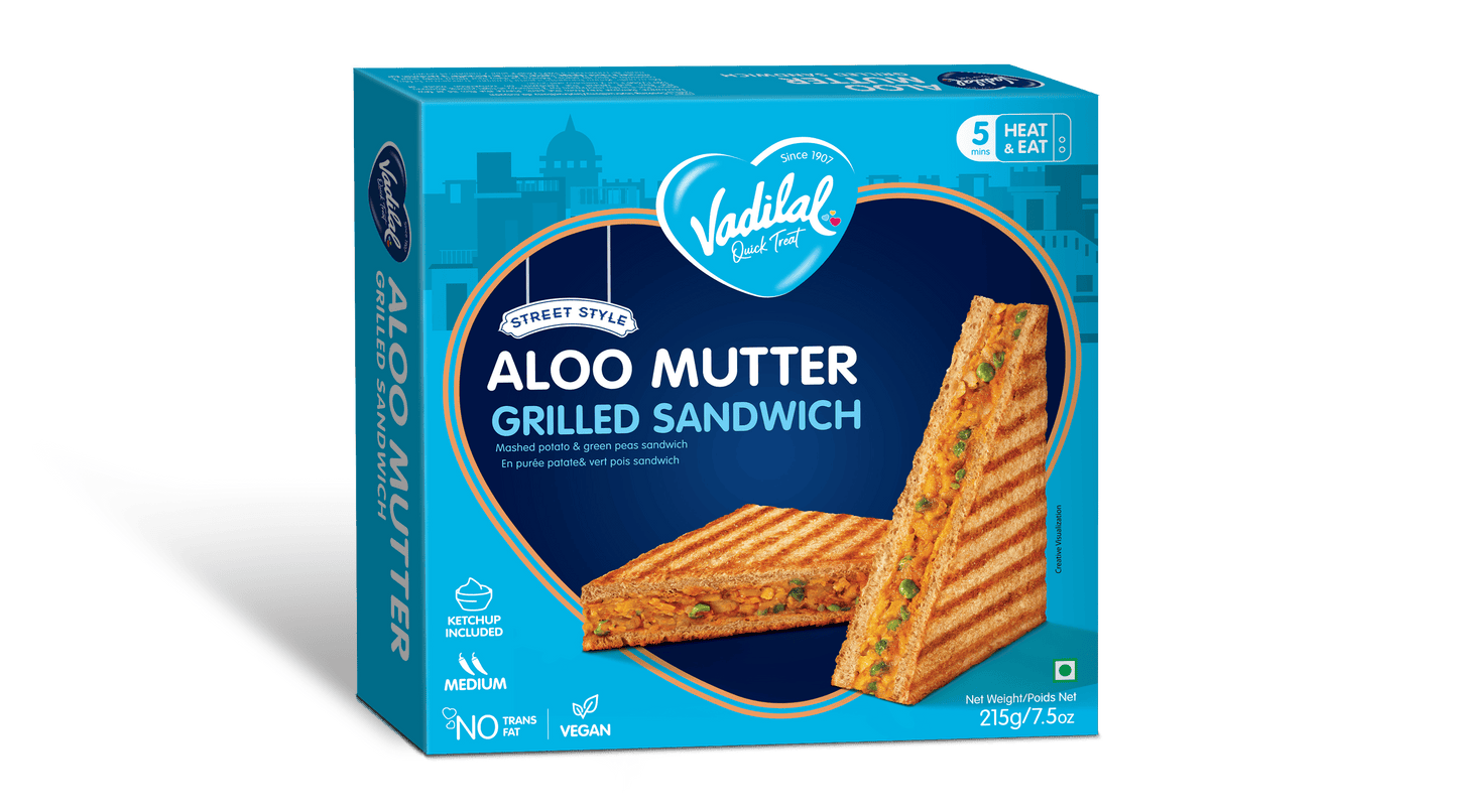Vadilal Aloo Matar Sandwich 215g