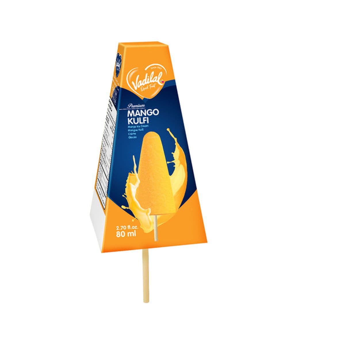 Vadilal Cylindrical Mango Kulfi 80ml