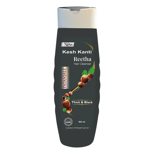 Patanjali Kesh Kanti Reetha (Kunkudukai) Shampoo 180ml