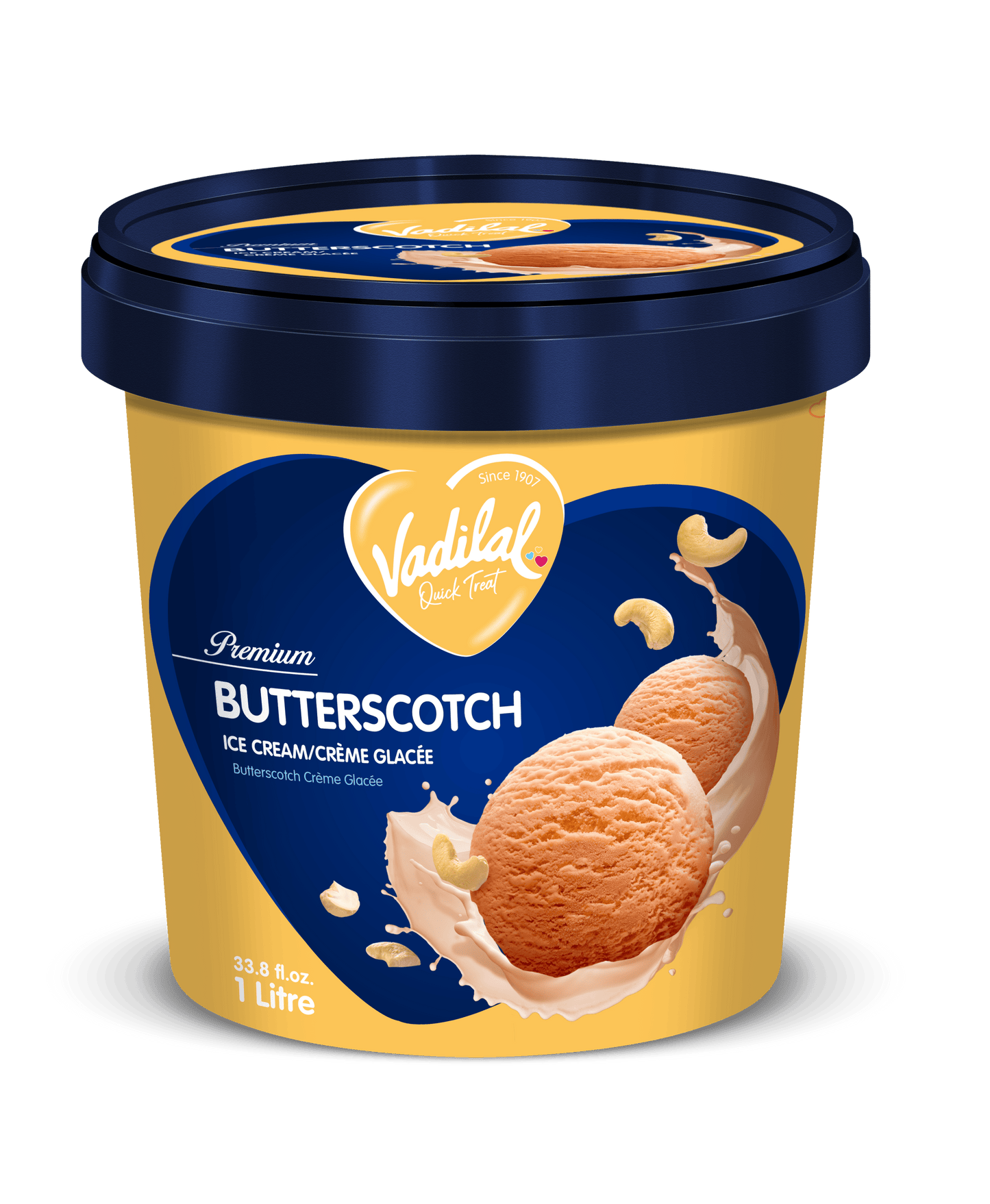 Vadilal Butterscotch Ice Cream 1L