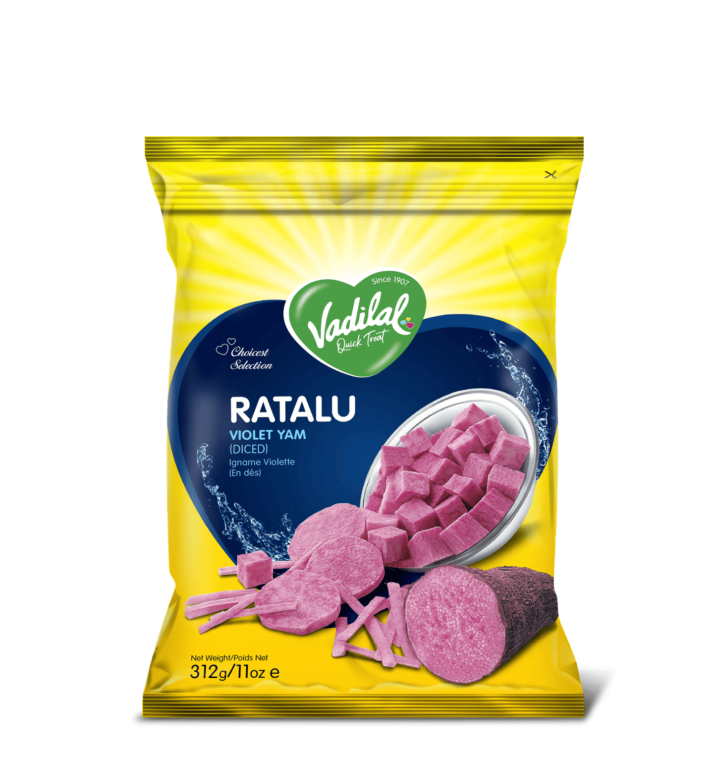 Vadilal Ratalu Violet Yam 312g