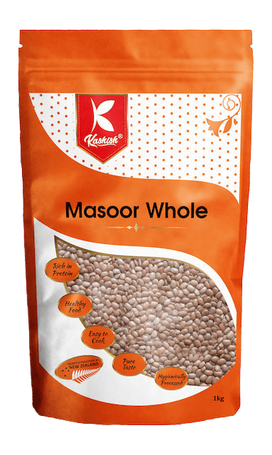 Masoor Whole 1kg (Brown Lentils) (Kashish)