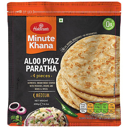 Frozen Haldirams Paratha Aloo Pyaz 400g
