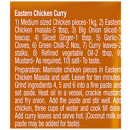 Eastern Chicken Masala 50g