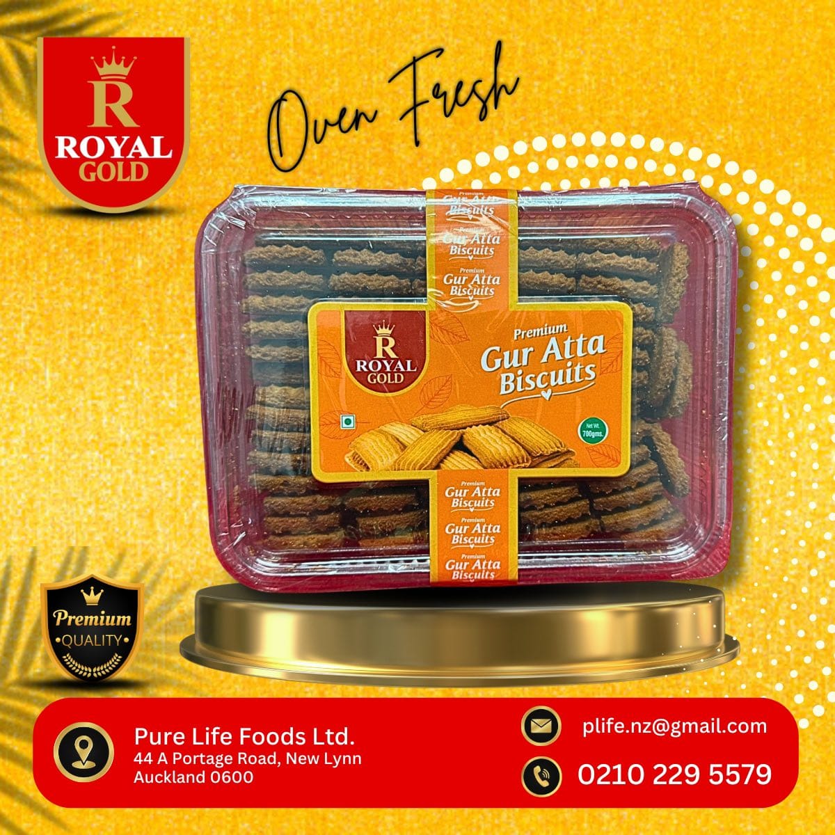 Gur Cookies 1.13kg (Royal Gold)