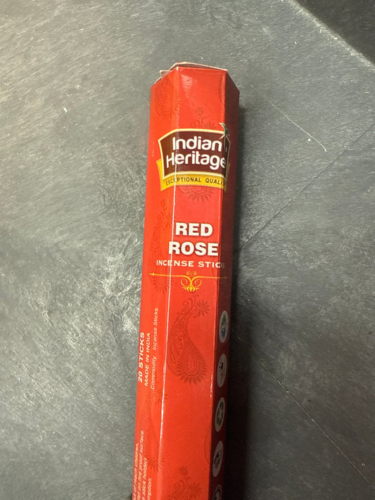 Agarbatti Red Rose (Indian Heritage)