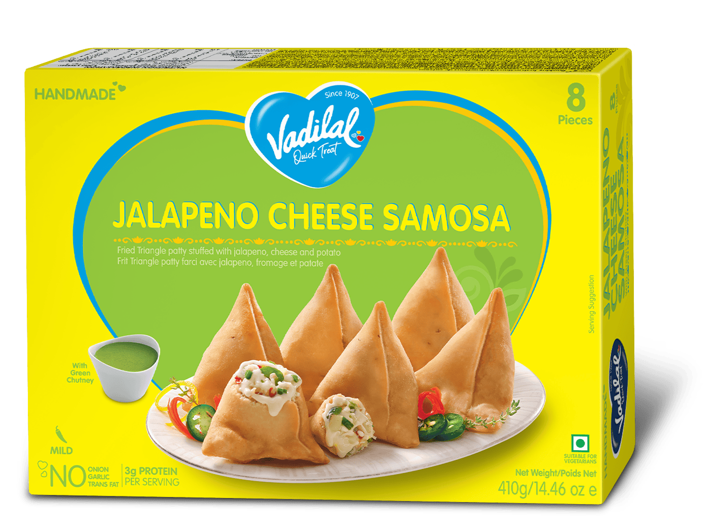 Jalapeno Cheese Samosa 500g