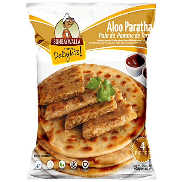 Bombaywalla Plain Paratha Home Style 80g x 20pc