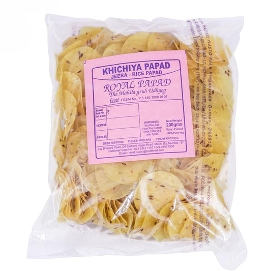 Khichia Rice Papad Cumin 100g