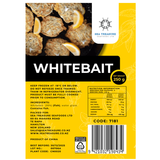 Frozen Whitebait Imported 3/5cm 250g