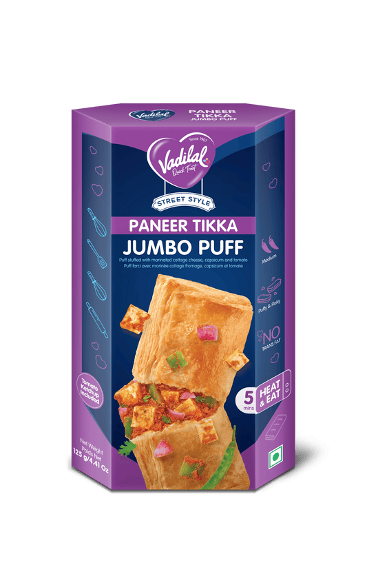 Vadilal Paneer Tikka Jumbo Puff 125g