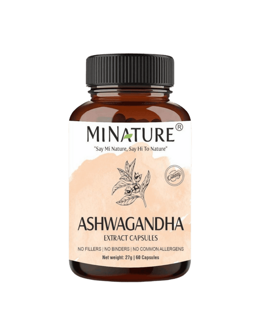 Ashwagandha Root Extract Capsules 60 Veg Caps 450mg 6% Withanolides