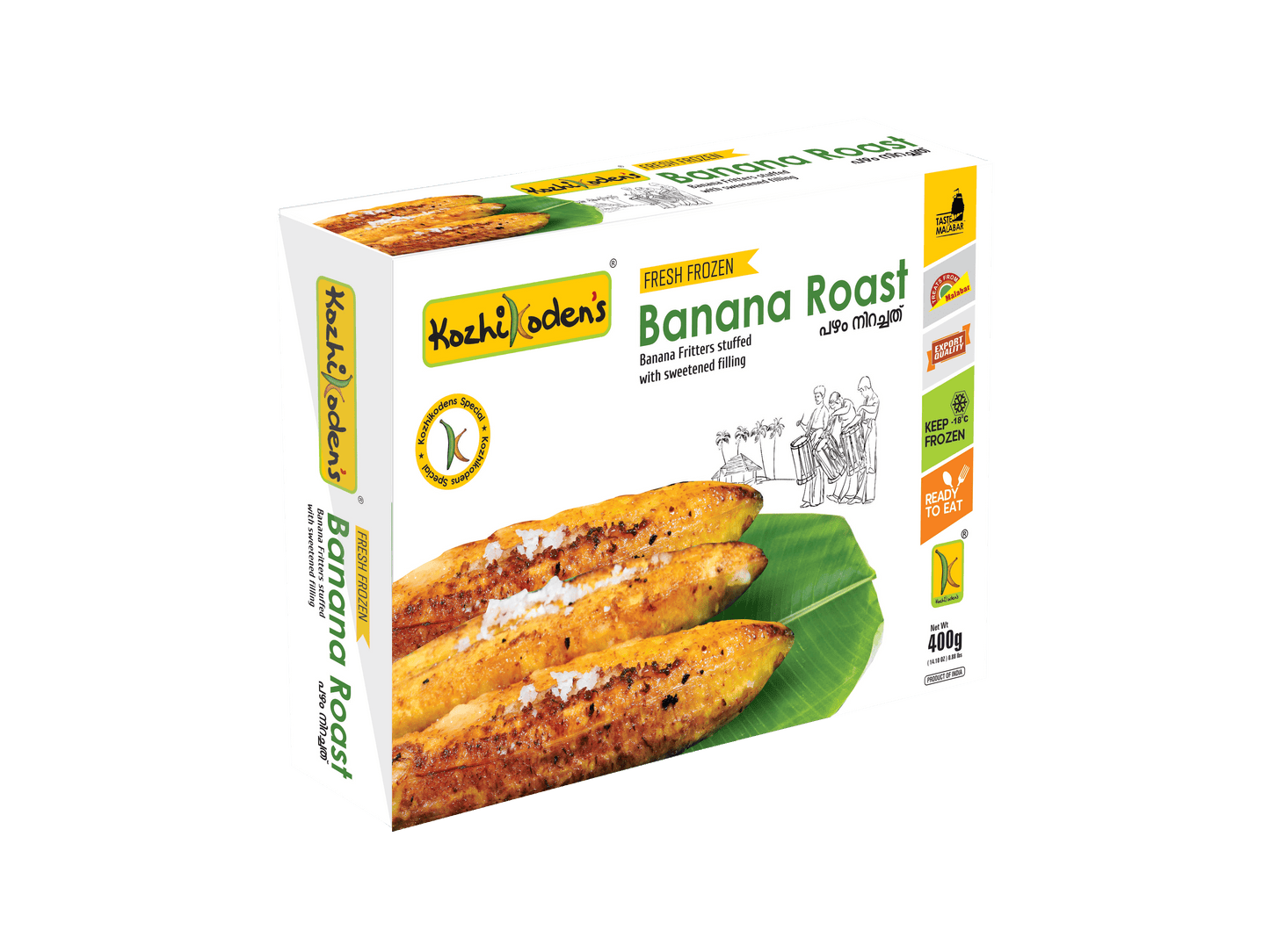 Frozen Banana Roast 400g (Kozhikoden)