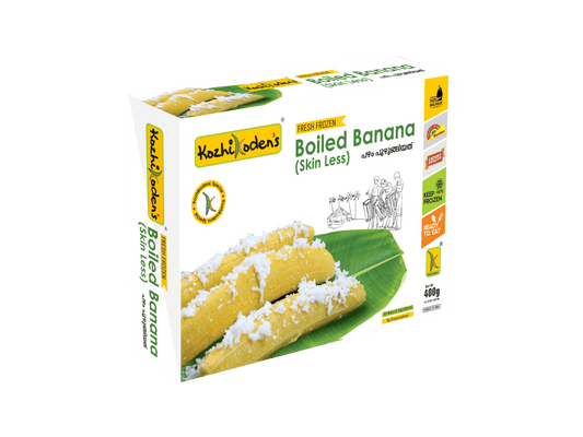 Frozen Boiled Banana Skinless 400g (Kozhikoden)