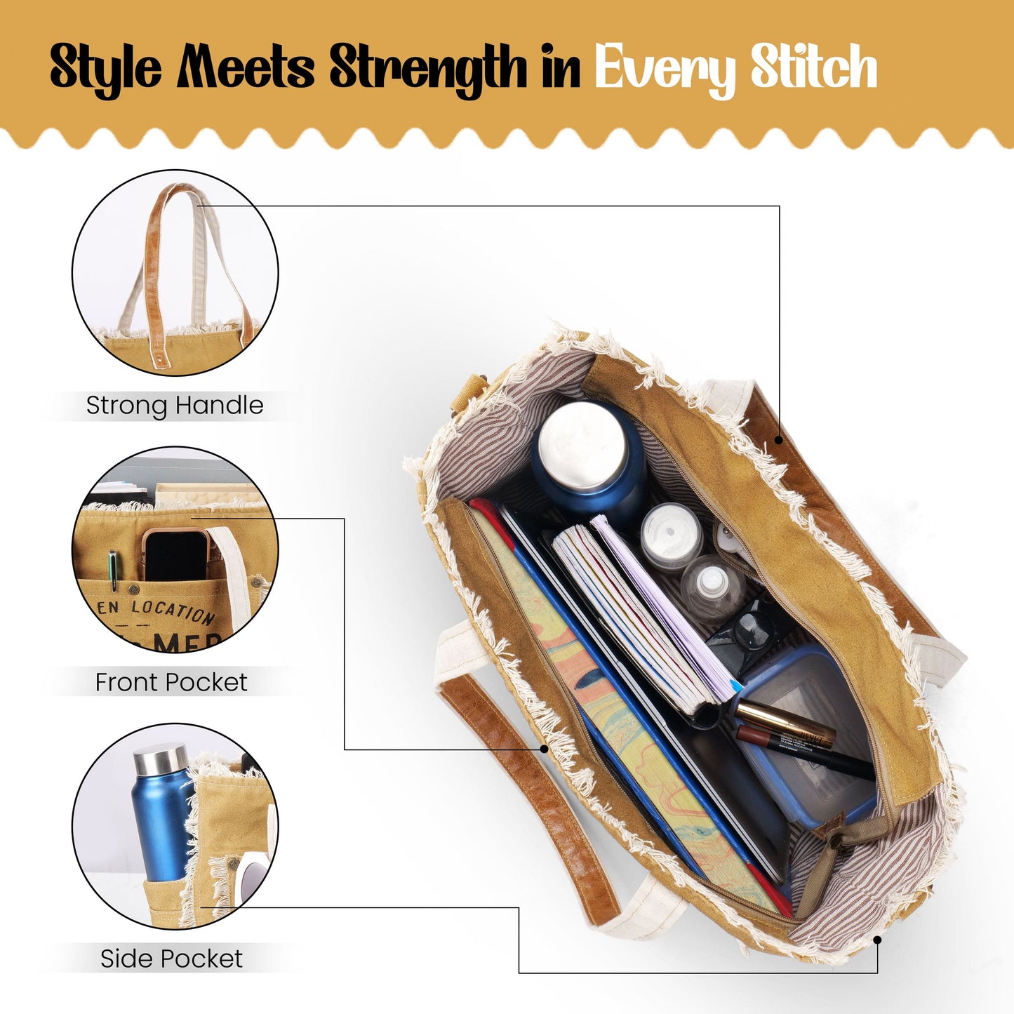 Qyom Bag Brown - SEL de MER