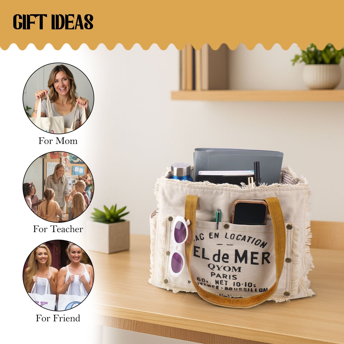 Qyom Bag White - SEL de MER