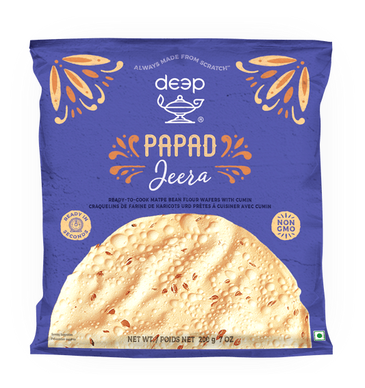 Jeera Papad 200g (Deep)