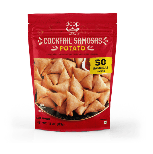 Frozen Cocktail Potato Samosa 425g- 50 Samosas (Deep)