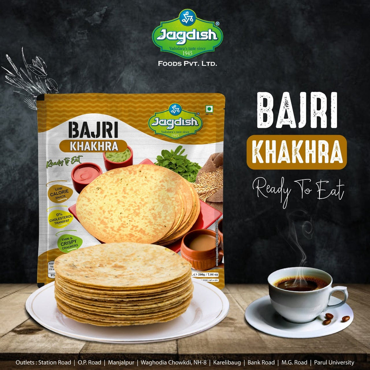 Jagdish Bajri Khakhra 200g