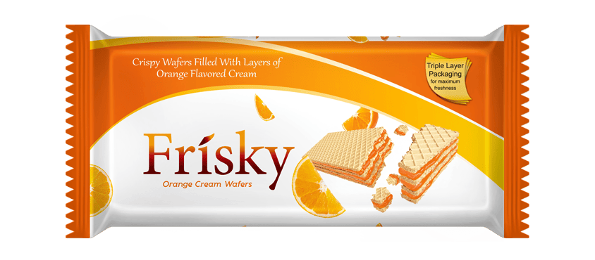Inovative Frisky Wafers- Orange