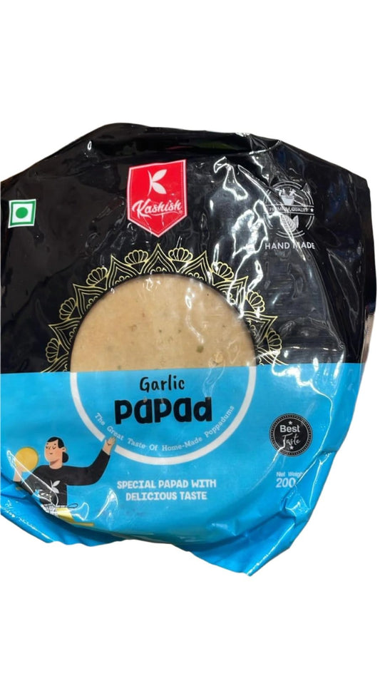 Kashish Garlic Papad 5" 200g