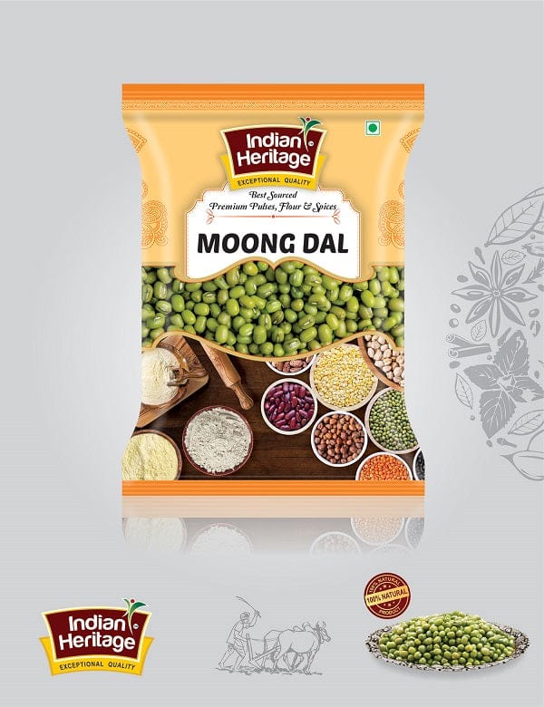 Moong Whole 1kg (Indian Heritage)