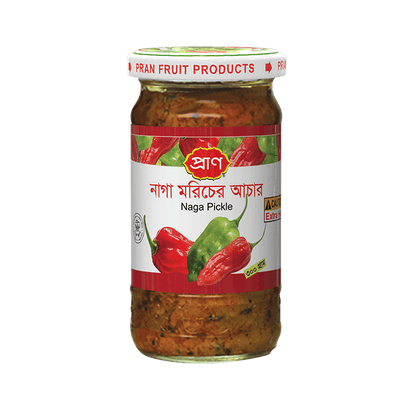 Naga Chilli Pickle 400g (Pran)