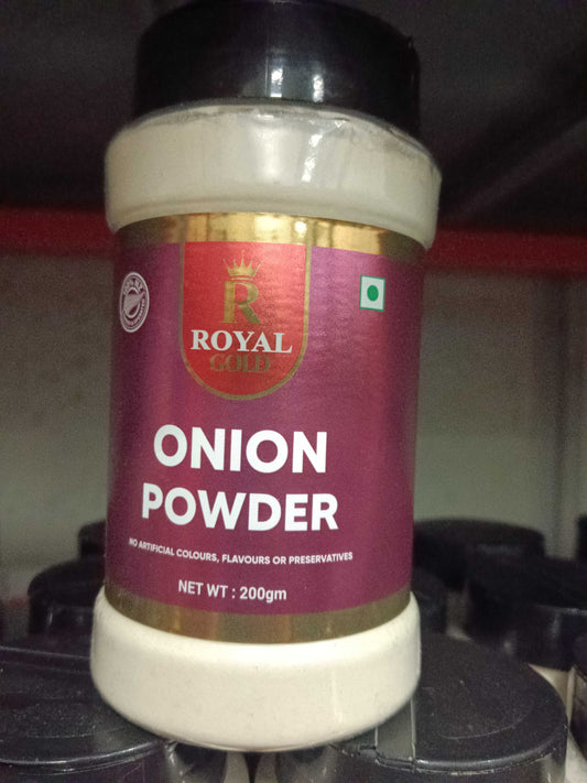 Royal Gold Onion Powder 200Gm Jar
